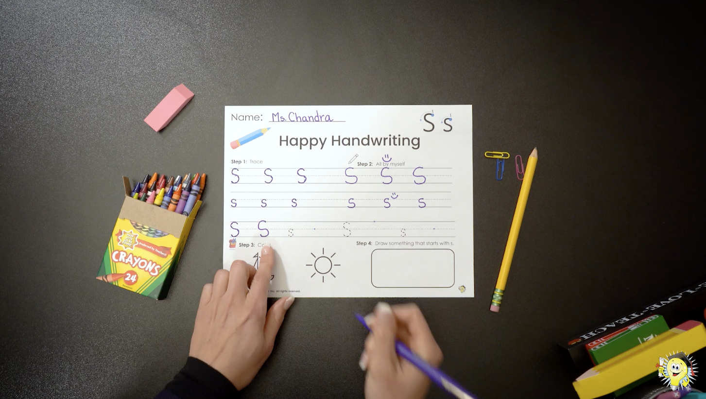 Happy Handwriting S - Reading Worksheets - Kindergarten, 1st, & 2nd ...