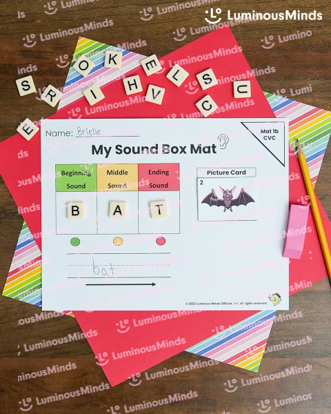 Sound Box Mat | CVC Word Building Activity