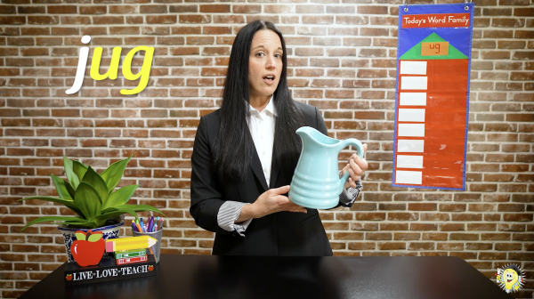 Word Family Fun Educational Video Lesson | Word Family 'ug'