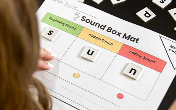 CVC Word Building Practice Kinder First Grade