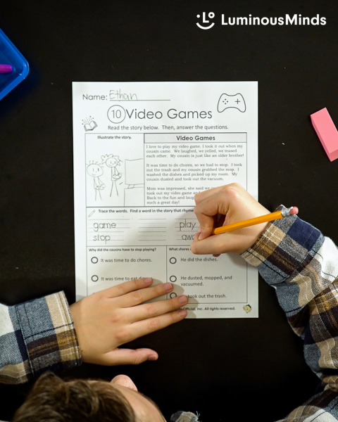 Reading Comprehension and Test Prep Reading Passage and Worksheet